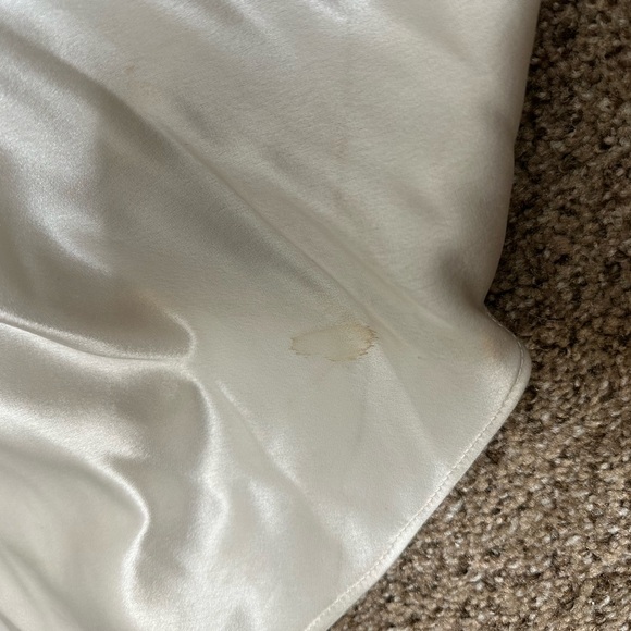 Theia Couture Jean Ivory Satin Wedding Gown - Picture 10 of 16